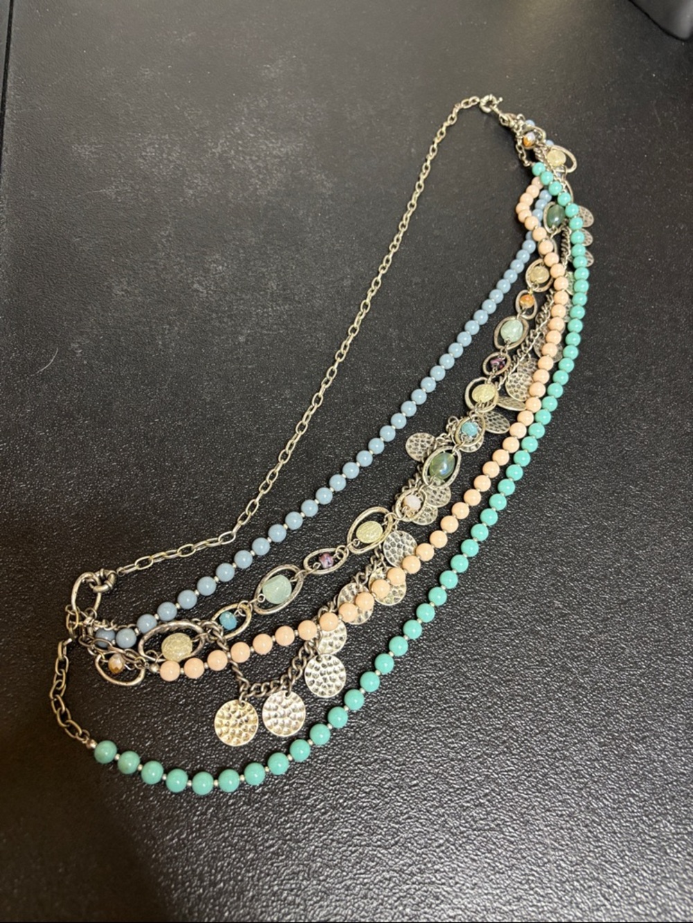 Boho Multistrand Beachy Vintage Premier Designs Sugar Rush Necklace